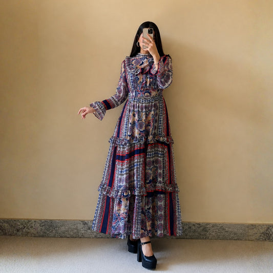 Turkish Imported Georgette Maxi Dress