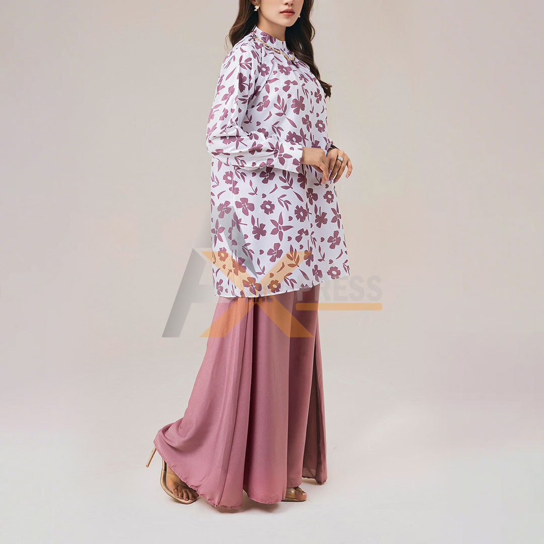 Luxe - Printed Shirt with Palazzo