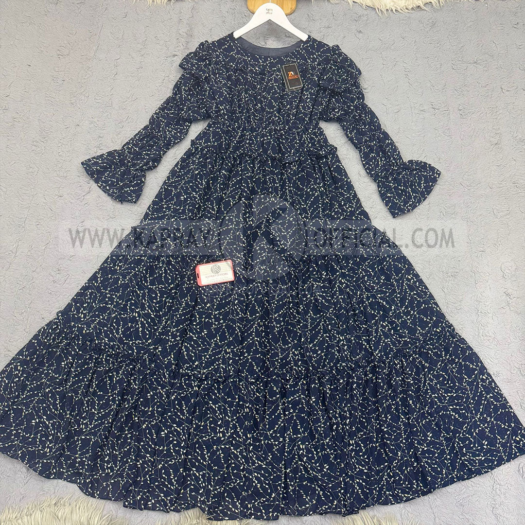 Chiffon 360 Frock – Unveil the Latest Prints A1