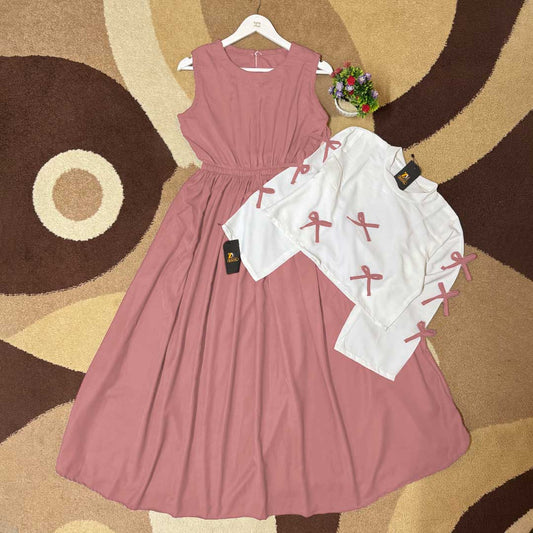 Tie Ribbon Elegant Maxi Dress