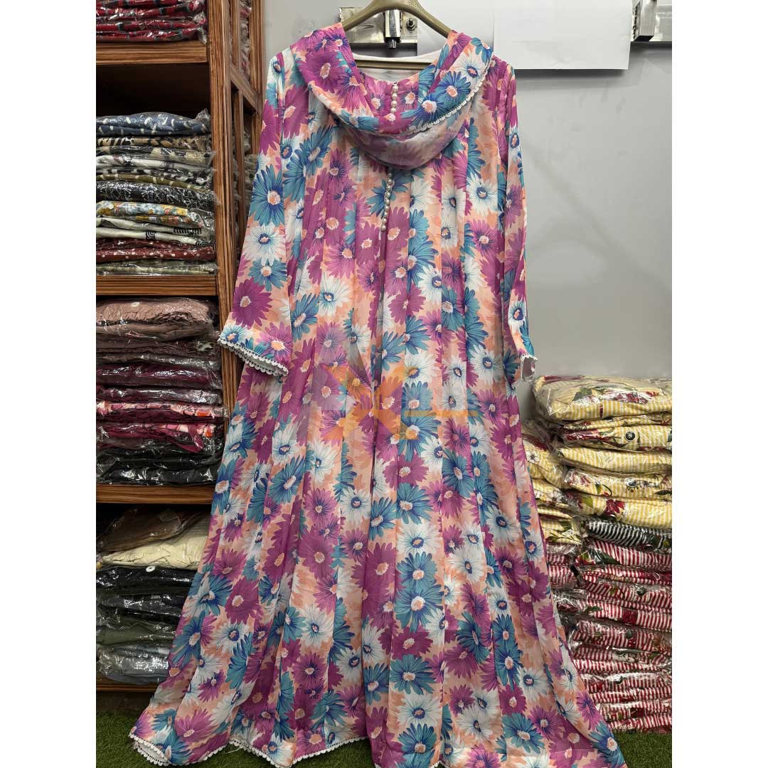 Stylish Bonanza Frock with Duppata - AM-25