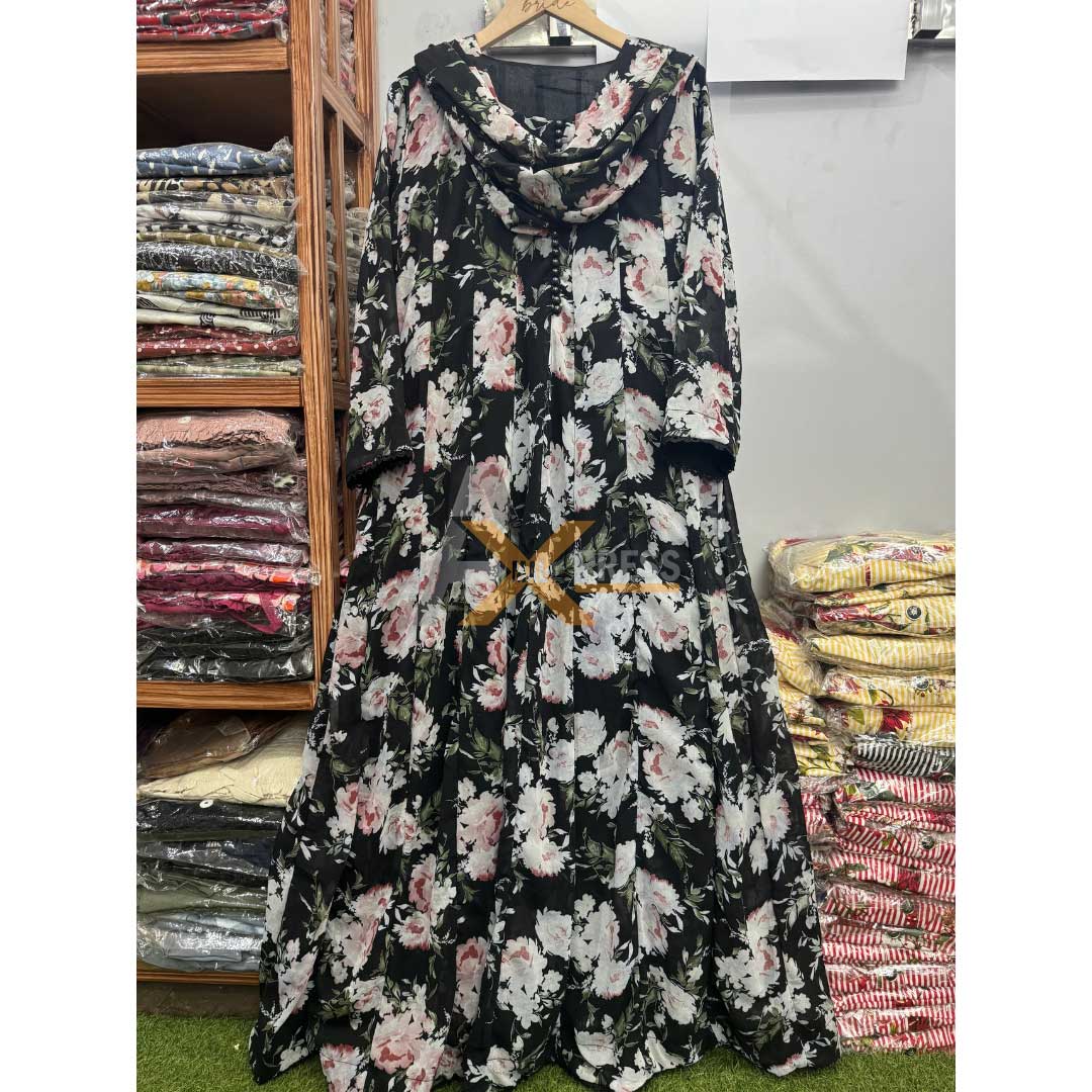 Stylish Bonanza Frock with Duppata - AM-25