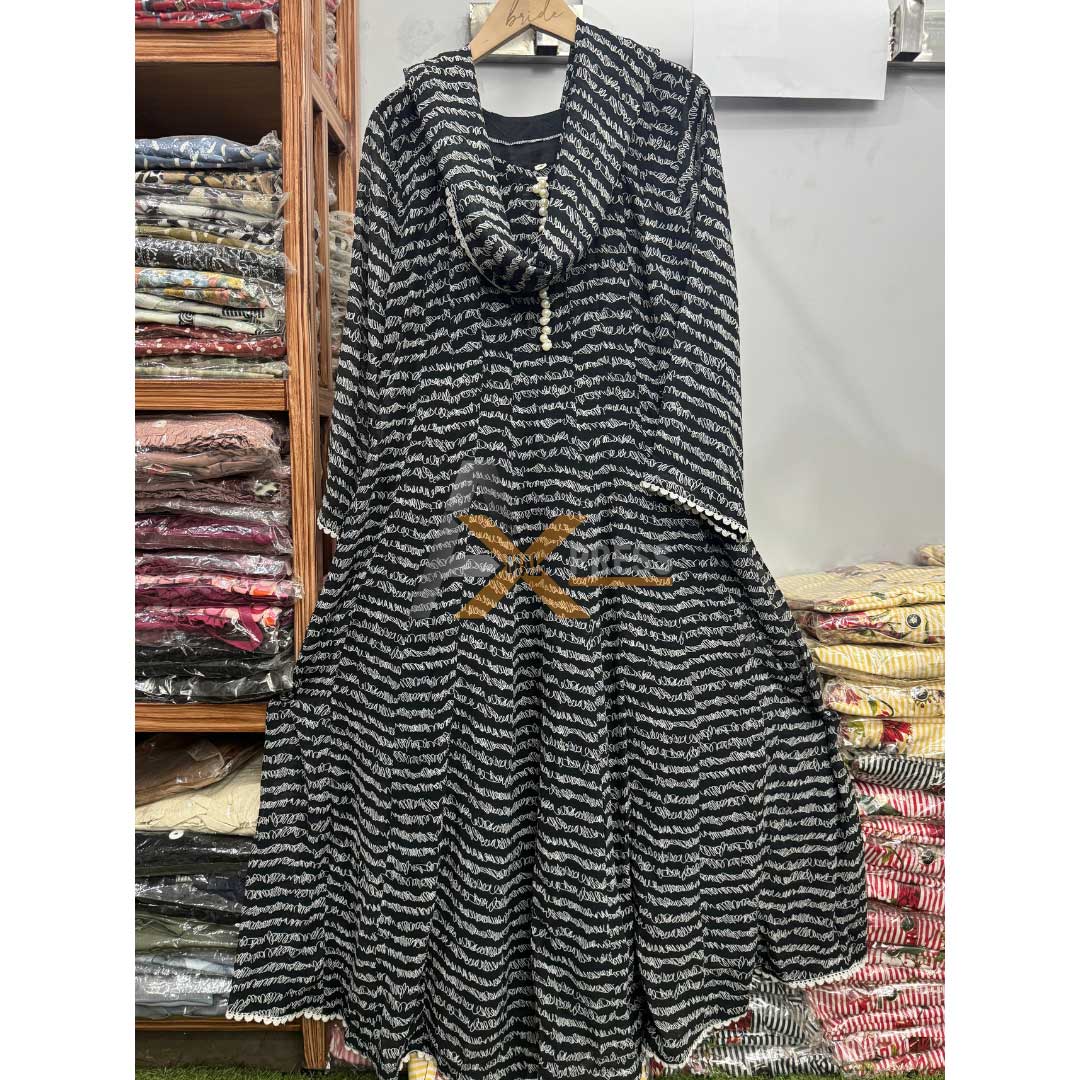 Stylish Bonanza Frock with Duppata - AM-25