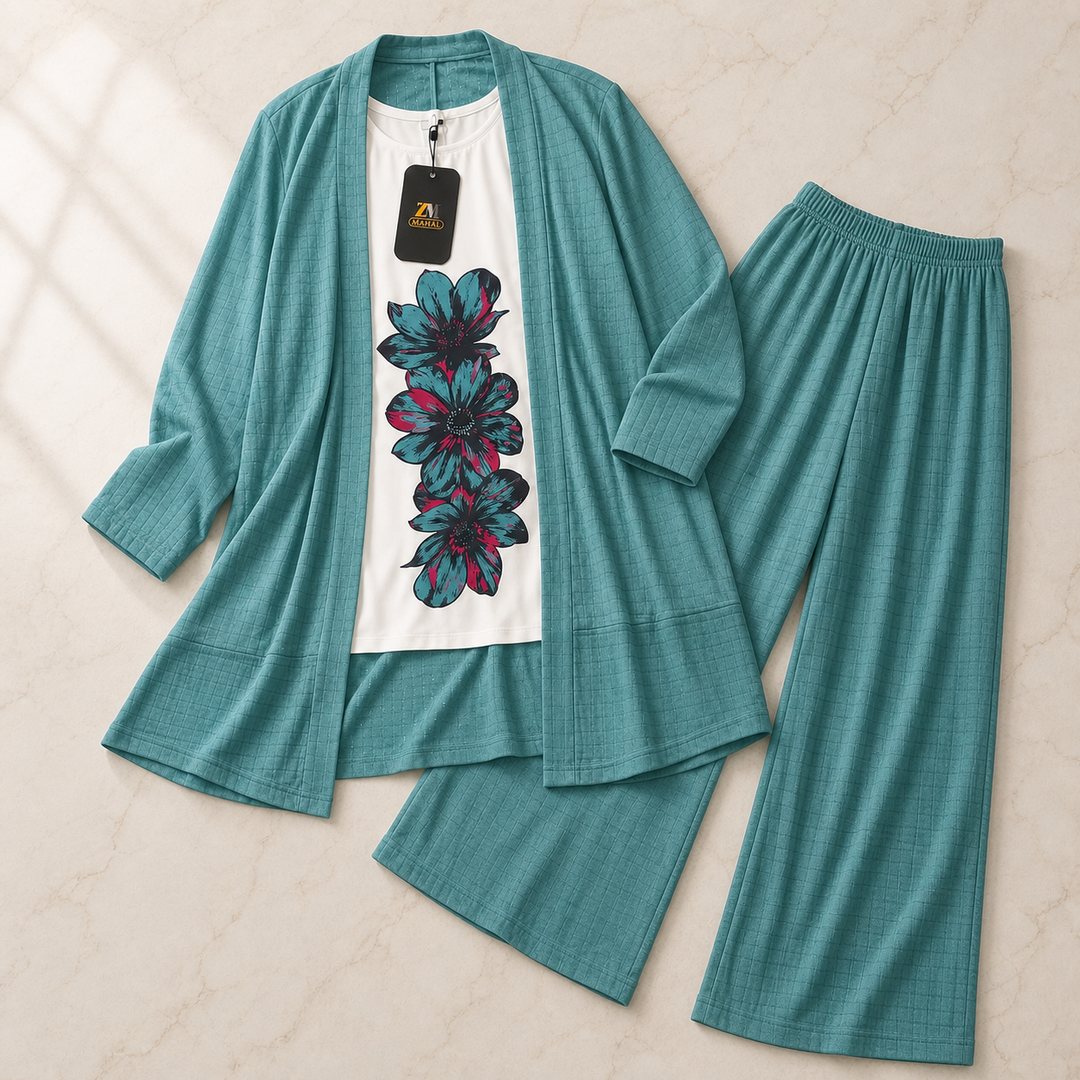 Premium Floral Versatile Three-Piece