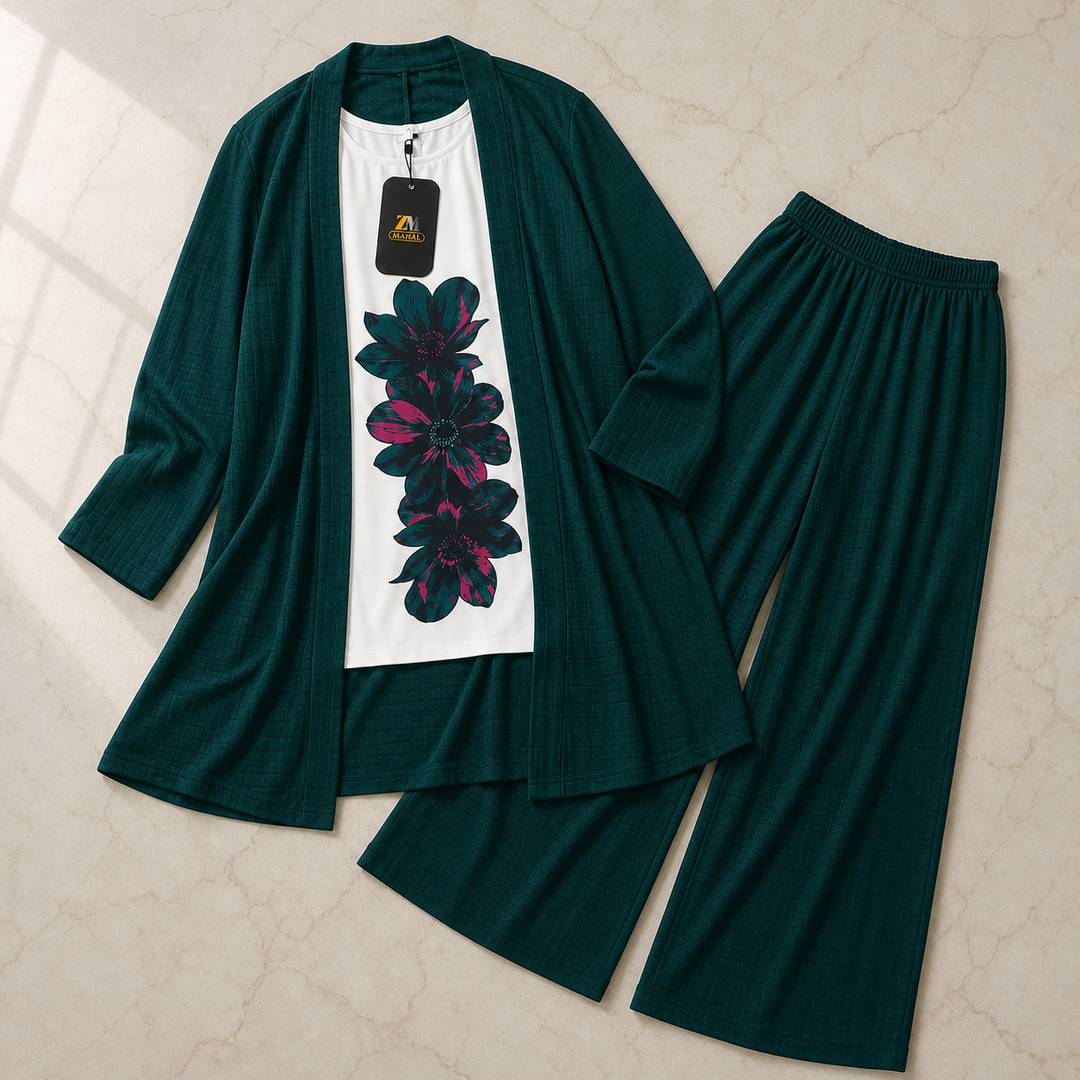 Premium Floral Versatile Three-Piece