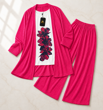 Premium Floral Versatile Three-Piece