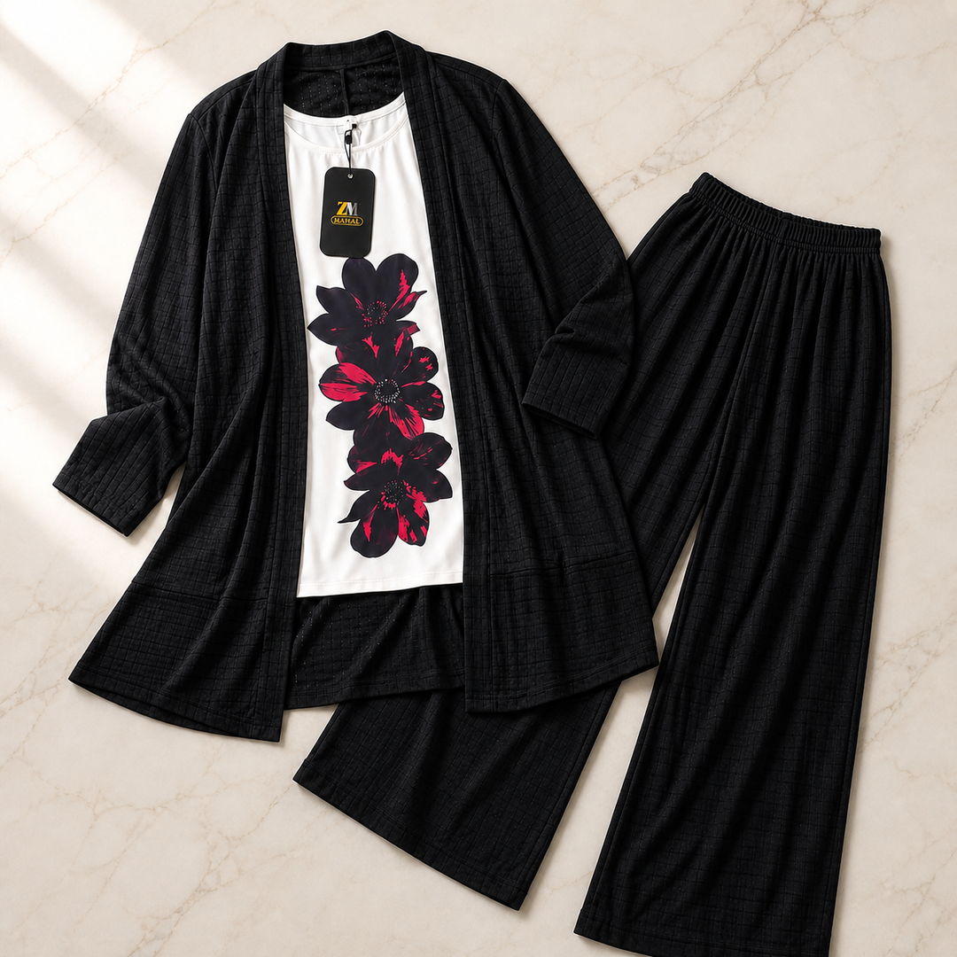 Premium Floral Versatile Three-Piece