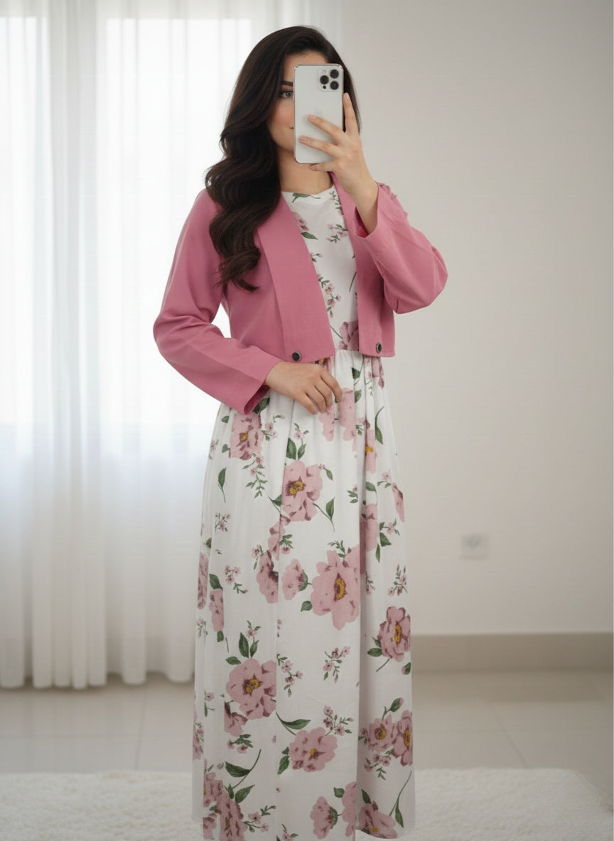 Imported Cote Maxi Dress – 2-Piece Elegant Set