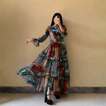 Turkish Imported Georgette Maxi Dress