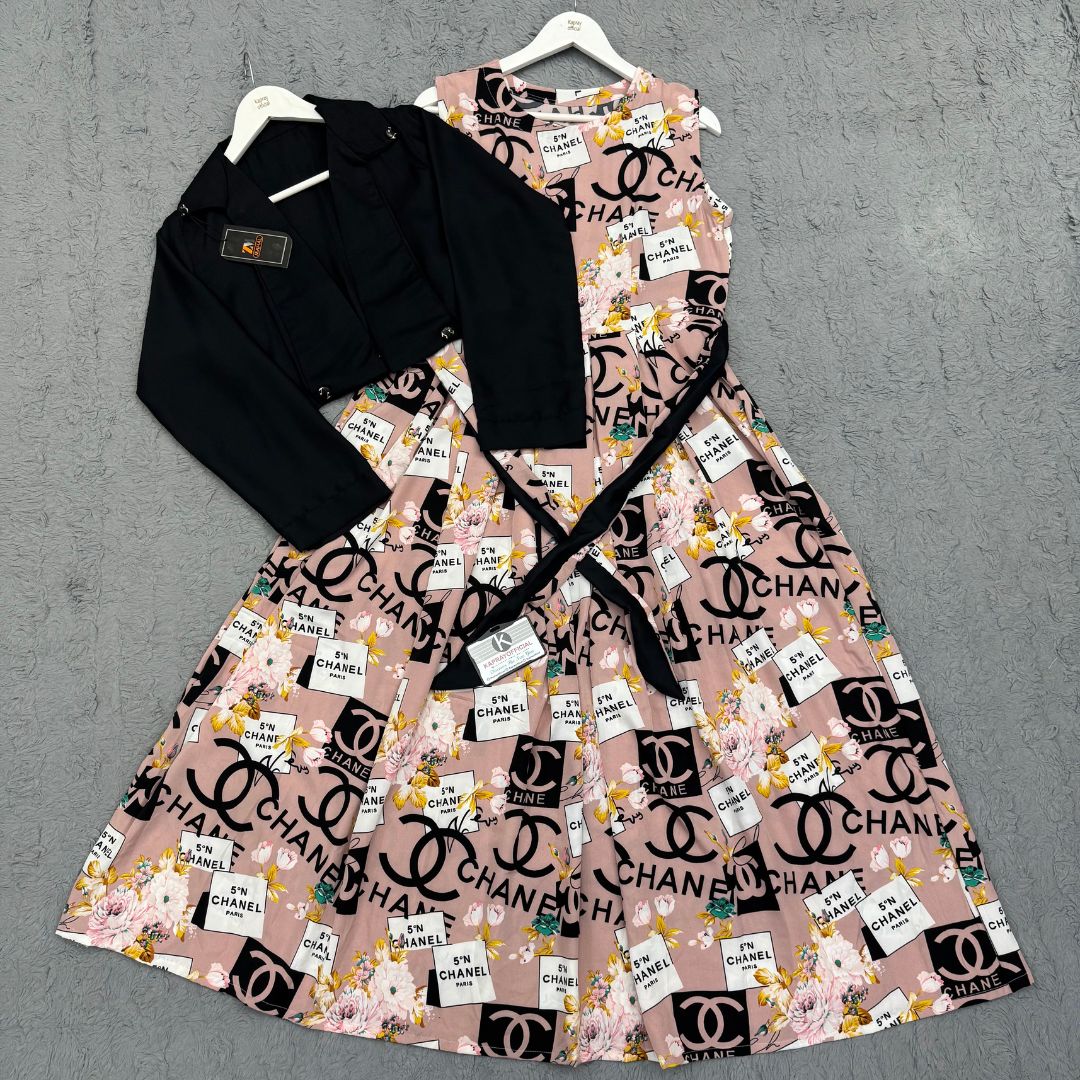 Imported Georgette Cote Maxi Dress