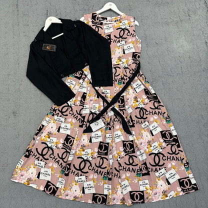 Imported Georgette Cote Maxi Dress