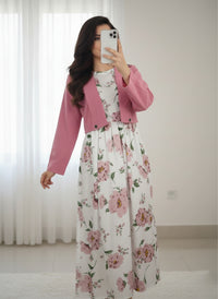 Imported Cote Maxi Dress – 2-Piece Elegant Set