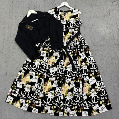 Imported Georgette Cote Maxi Dress