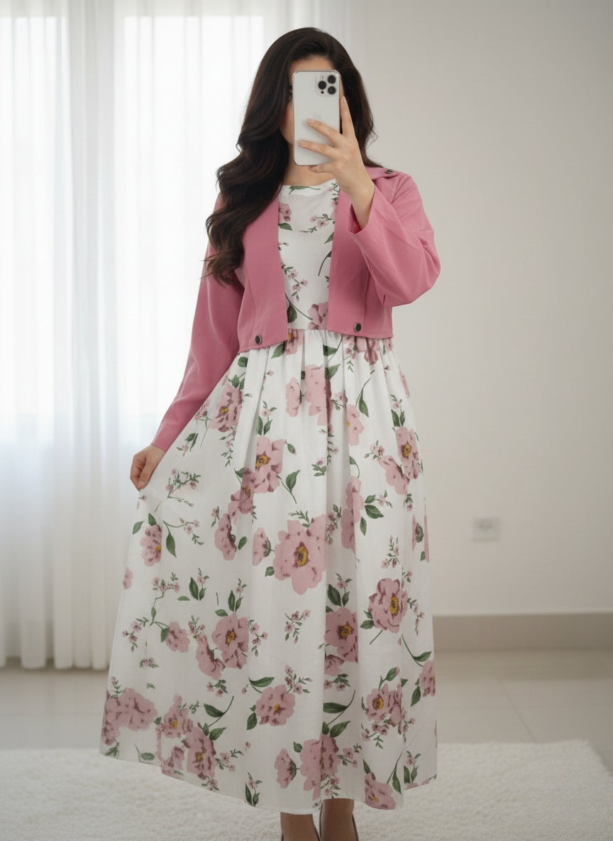 Imported Cote Maxi Dress – 2-Piece Elegant Set