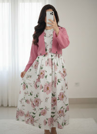 Imported Cote Maxi Dress – 2-Piece Elegant Set