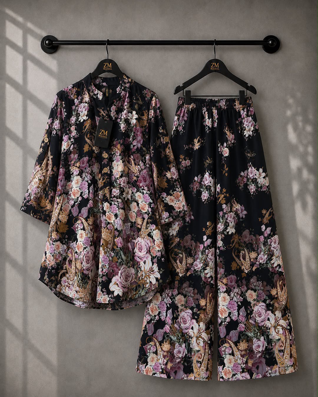 Elara Co-Ord Border Print