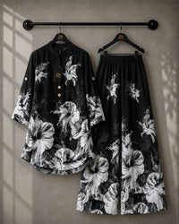 Elara Co-Ord Border Print