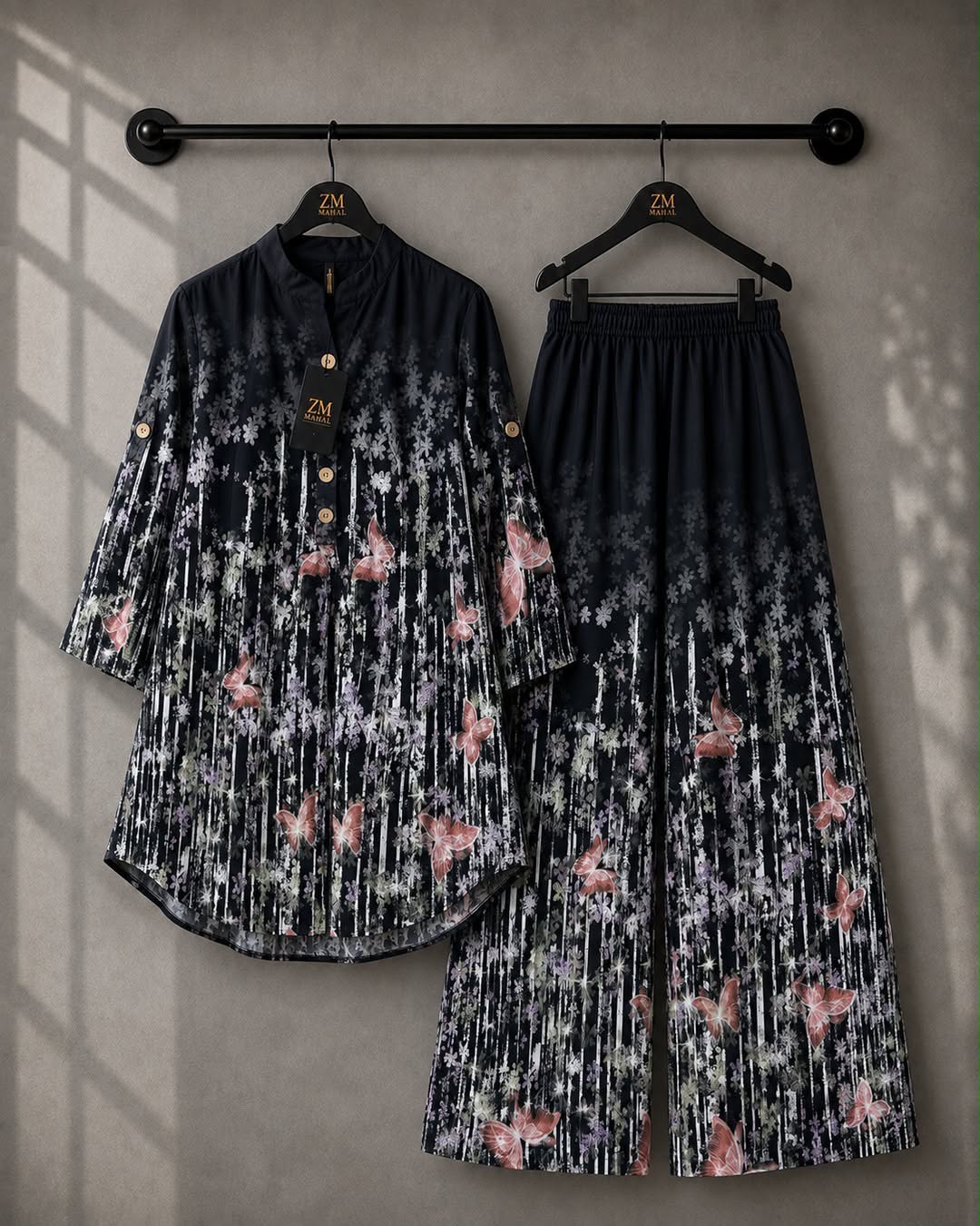 Elara Co-Ord Border Print