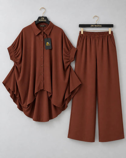Butterfly Flare Co-Ord Set ZM-022