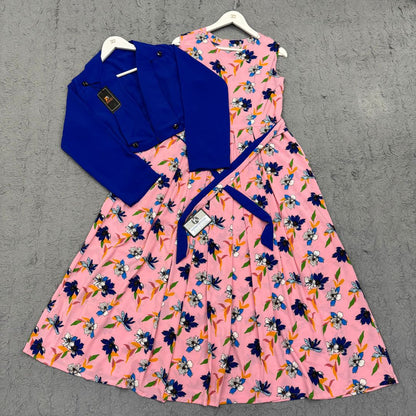 Imported Georgette Cote Maxi Dress