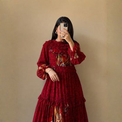 Turkish Imported Georgette Maxi Dress