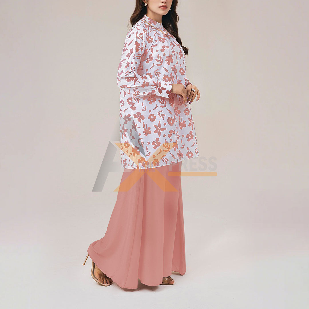 Luxe - Printed Shirt with Palazzo