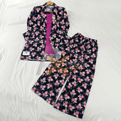 Floral Georgette 2-Piece Set with Inner