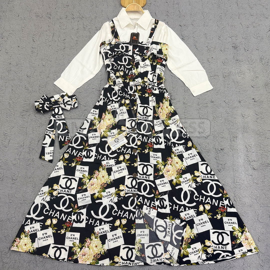 Lush Aura Luxe Print Turkish Maxi