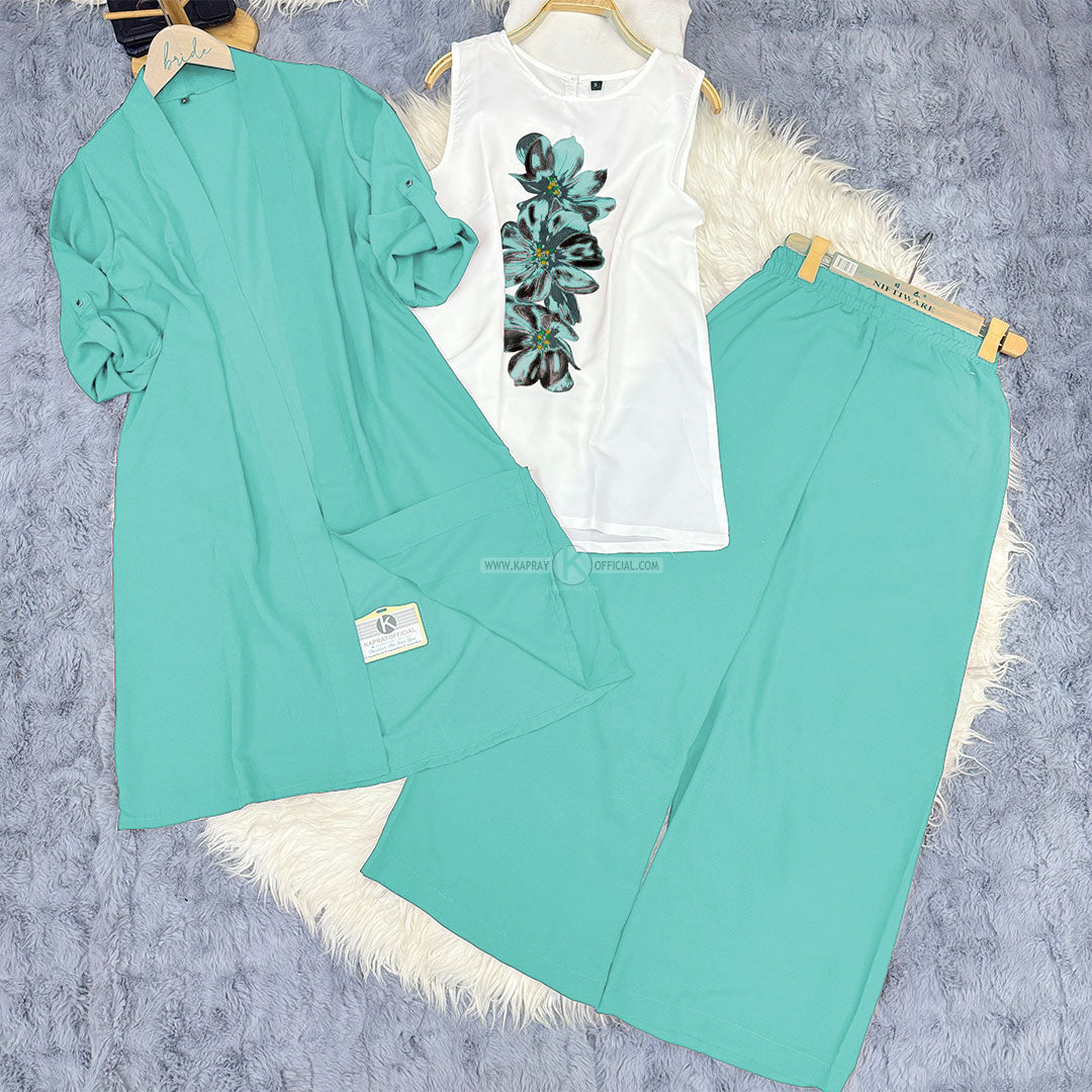 Premium Floral Versatile Three-Piece