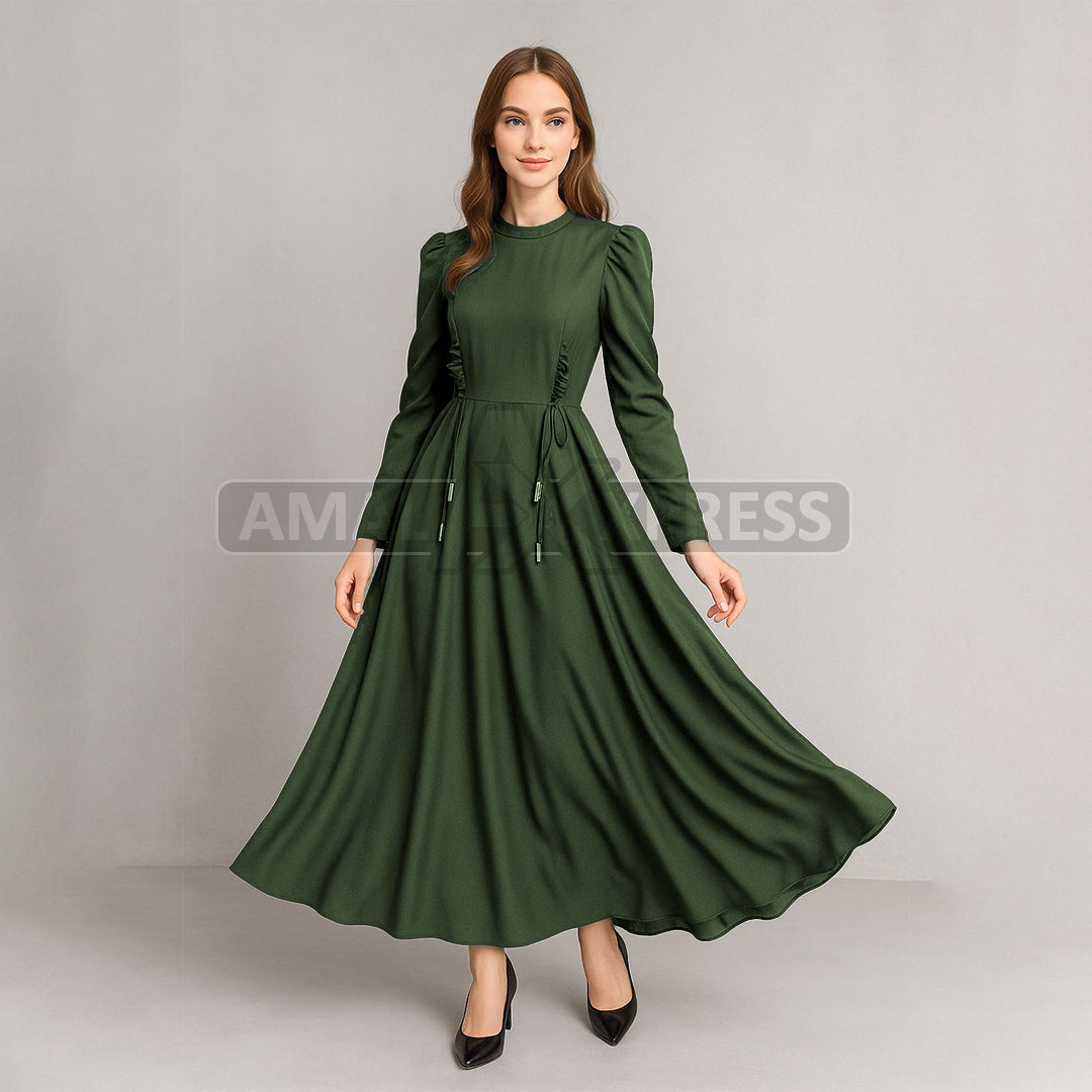 Elegant Flared Maxi Dress