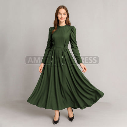 Elegant Flared Maxi Dress