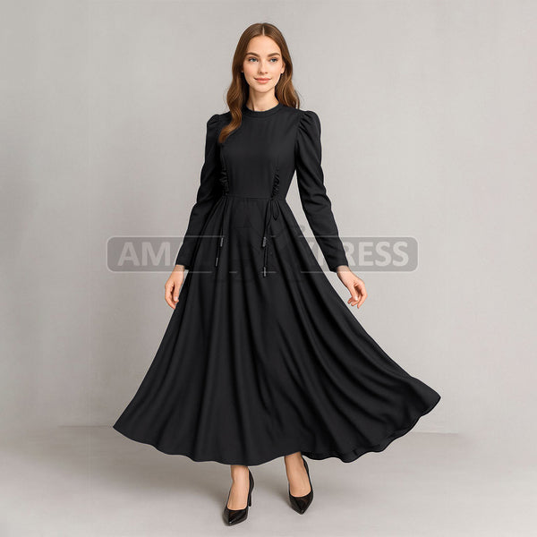 Elegant Flared Maxi Dress