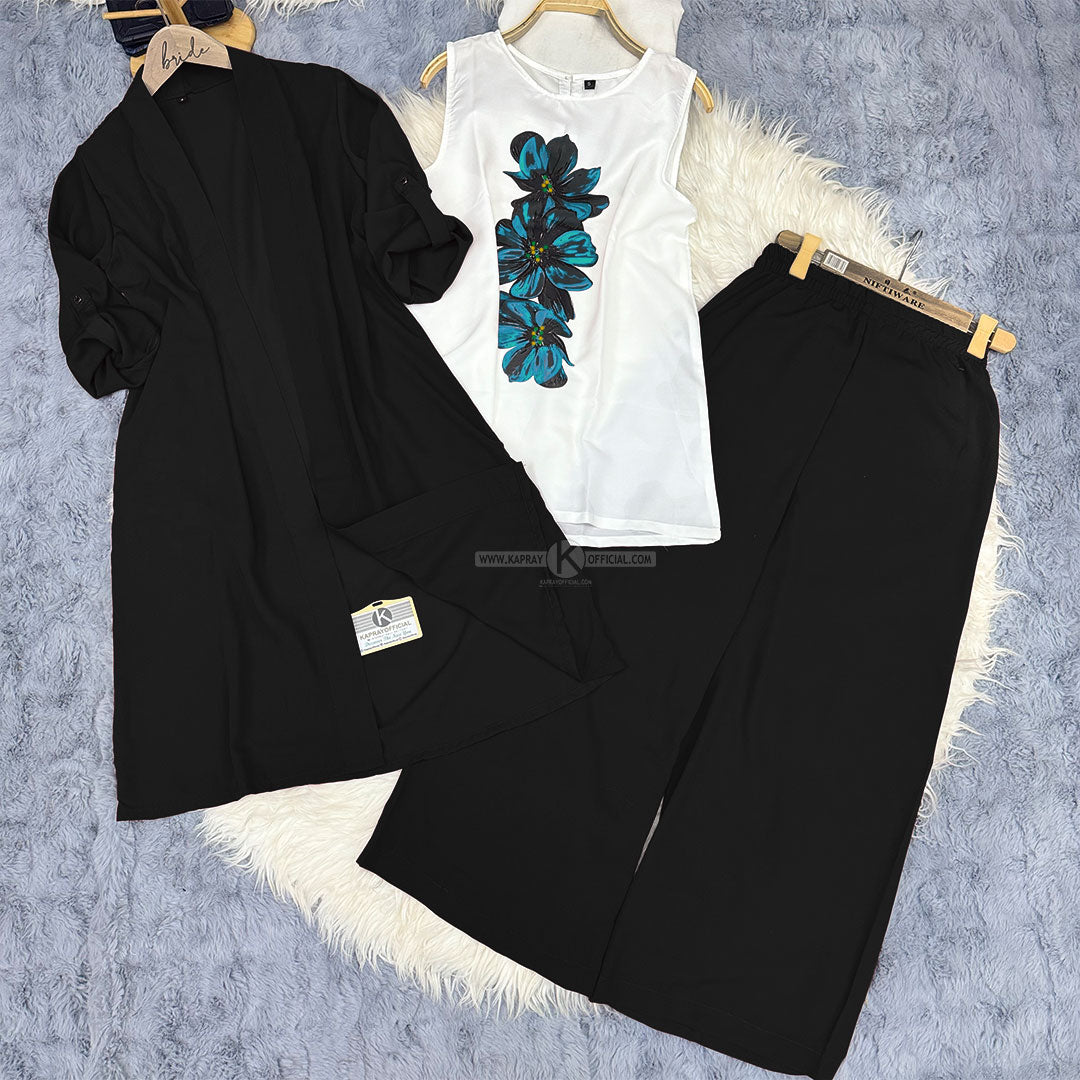 Premium Floral Versatile Three-Piece