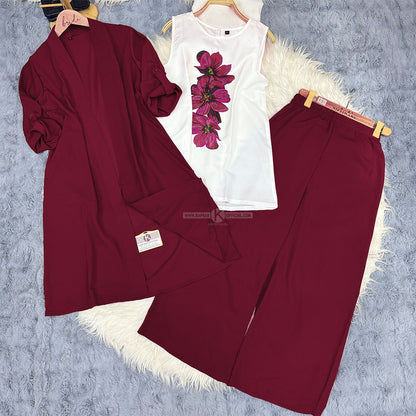 Premium Floral Versatile Three-Piece