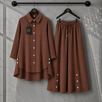 Aylin Turkish High-Low Co-Ord Set | ZM-029