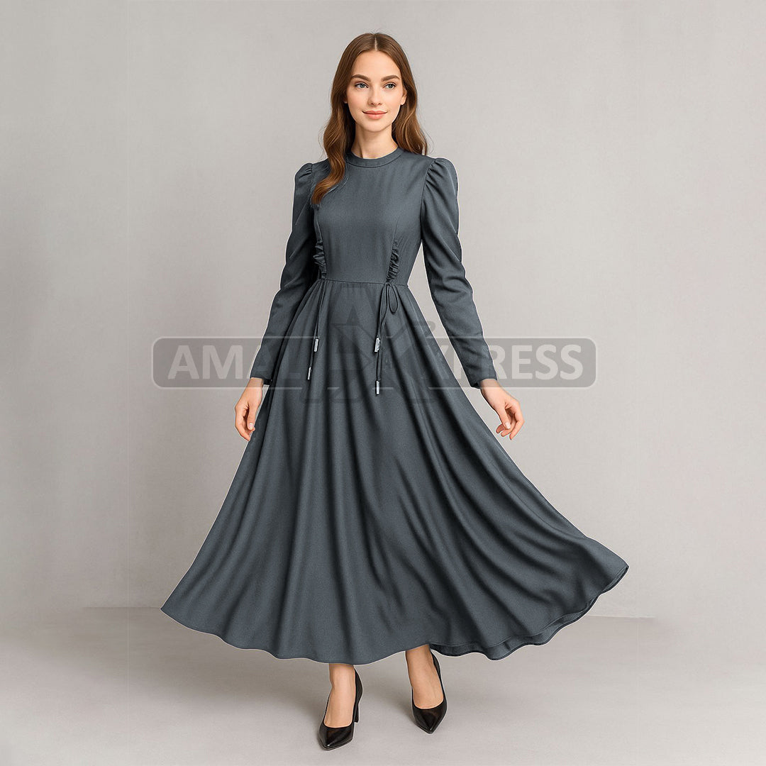 Elegant Flared Maxi Dress