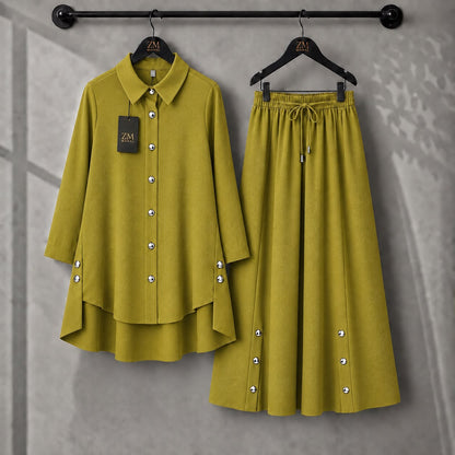 Aylin Turkish High-Low Co-Ord Set | ZM-029