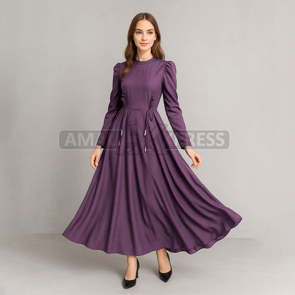 Elegant Flared Maxi Dress