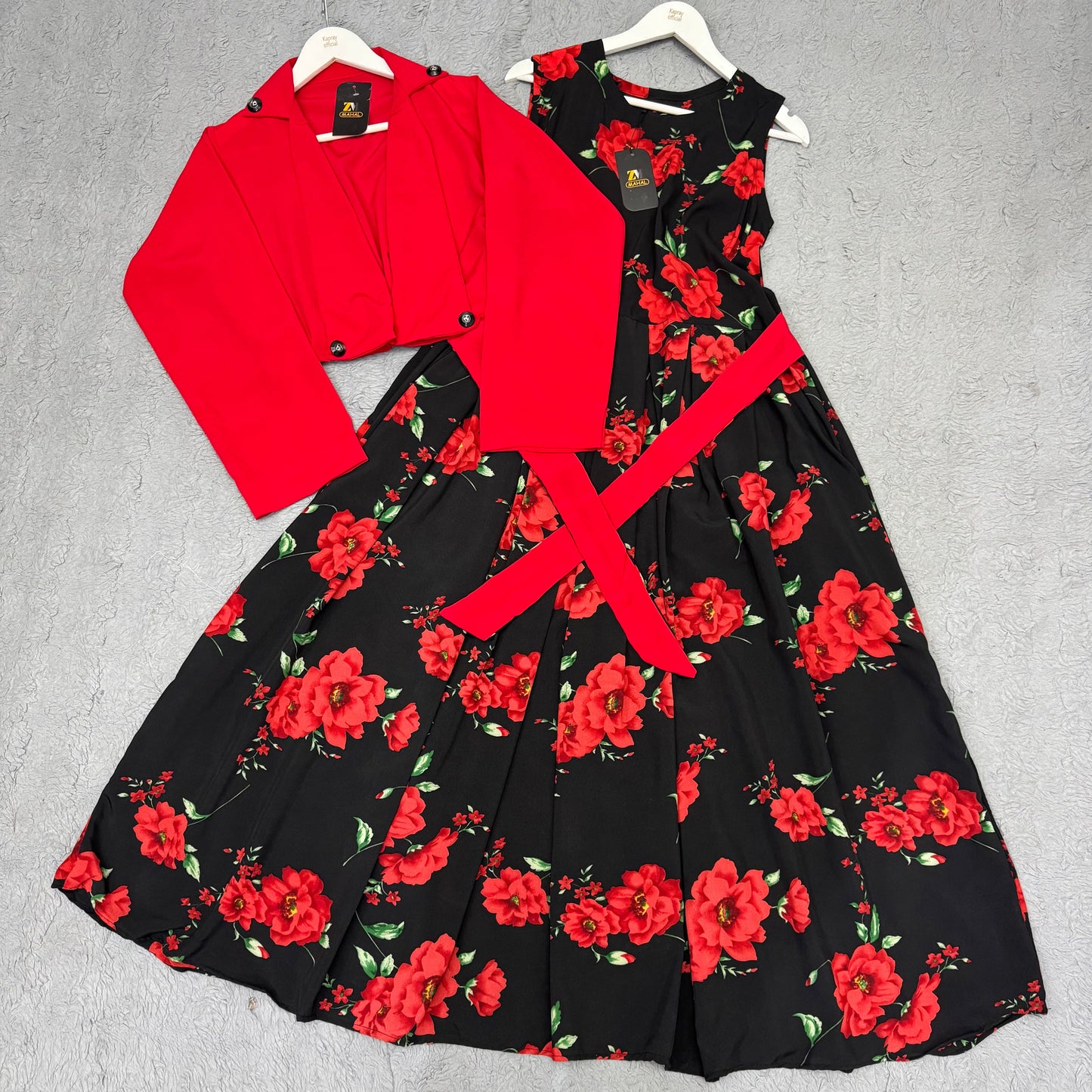 Imported Georgette Cote Maxi Dress