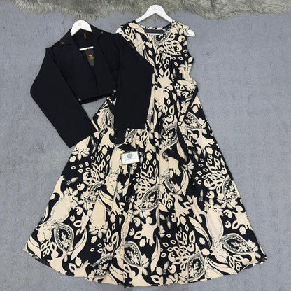 Imported Georgette Cote Maxi Dress
