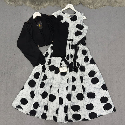 Imported Georgette Cote Maxi Dress
