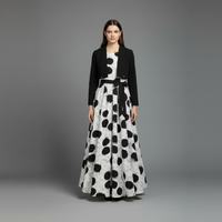 Premium Flowing Maxi Dress with Cote Jacket