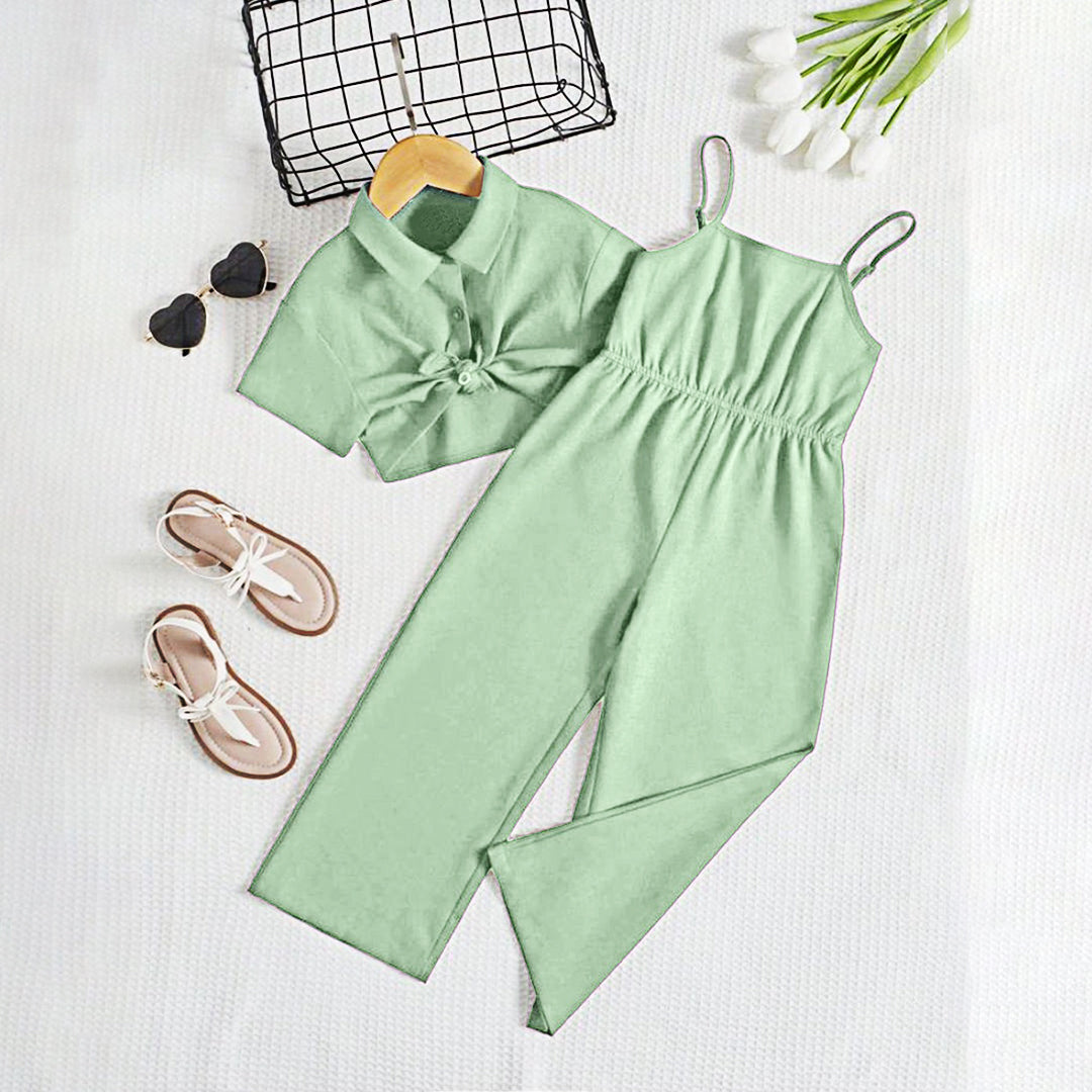 Midnight Charm Jumpsuit Set