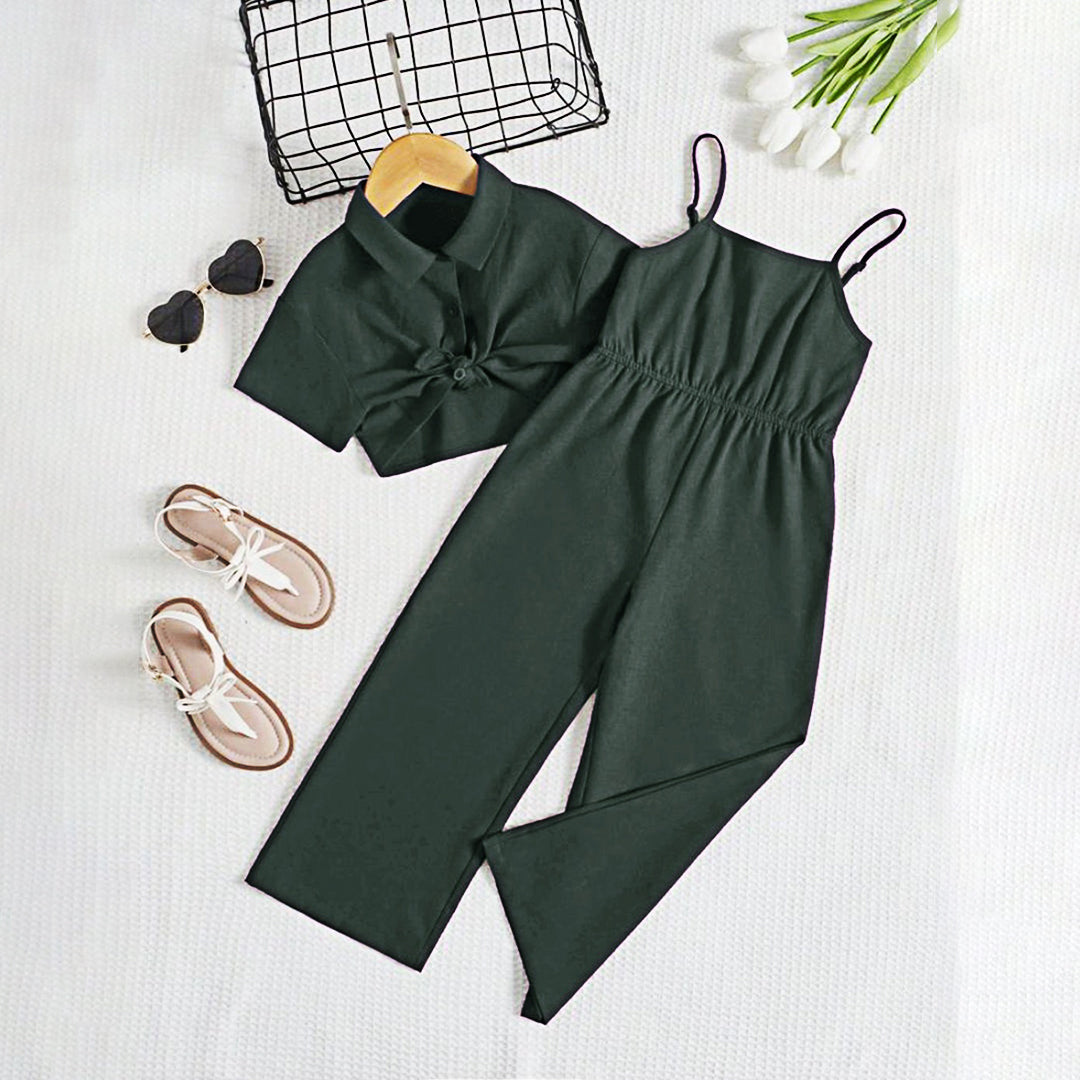 Midnight Charm Jumpsuit Set