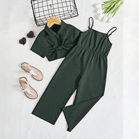 Midnight Charm Jumpsuit Set