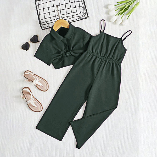 Midnight Charm Jumpsuit Set