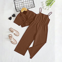 Midnight Charm Jumpsuit Set