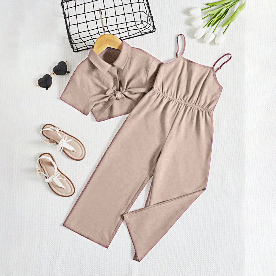Midnight Charm Jumpsuit Set