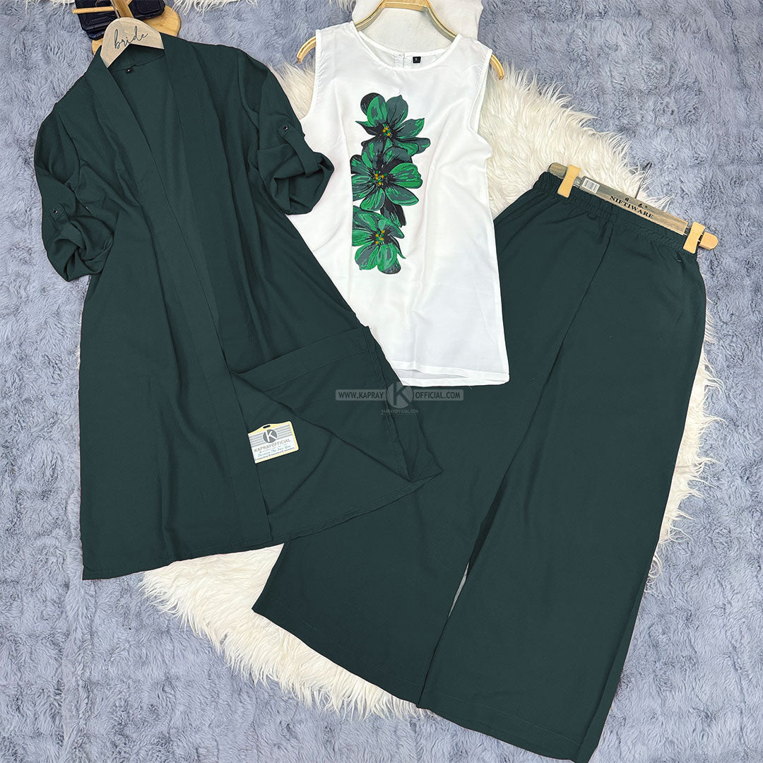 Premium Floral Versatile Three-Piece