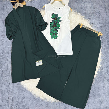 Premium Floral Versatile Three-Piece